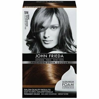 John Frieda Precision Foam Colour 5N Medium Natural Brown (3 Pack) Bulk