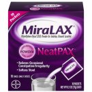 Miralax Neatpax Osmotic Laxative Unflavored Powder No Grit 10 Count (Bulk Pack of 2)
