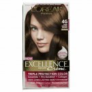 L'Oreal Paris Excellence Creme Hair Color, Dark Golden Brown 4G (Bulk Pack of 3)