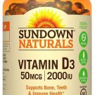 Sundown Naturals Super Potency Vitamin D3, 2000 IU, Value Size, 350 Softgels