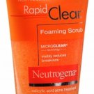 Neutrogena Rapid Clear Foaming Scrub 4.20 oz (Bulk Pack of 4)