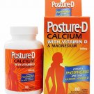 Posture-d Calcium Supplement With Vitamin D600mg-60ea, Bulk Pack of 6