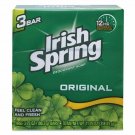 Irish Spring Original Deodorant Bar Soap 12 Hr Protection 3 Count (Bulk Pack of 5)