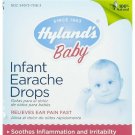 Hylands Baby Infant Earache Drops Fast Natural Relief 0.33 fl oz (Bulk Pack of 4)