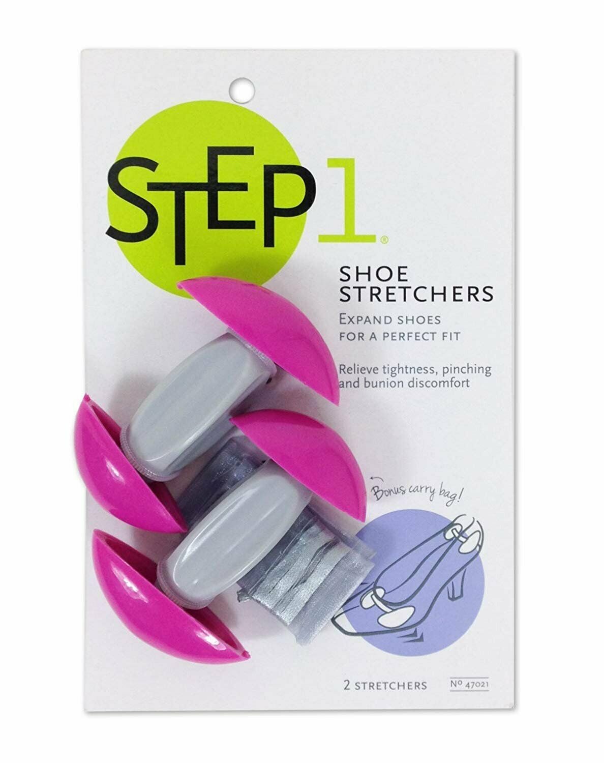 STEP 1 Shoe Stretchers, 1 Pair, Relieve Callus, Corn, Hammertoe, & Bunion...