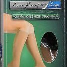Loving Comfort Fashion Knee High Stocking 15-20 MMHG Beige Small - 1 pair,...
