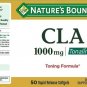 Nature's Bounty CLA 1000 mg Dietary Supplement, 50 softgels