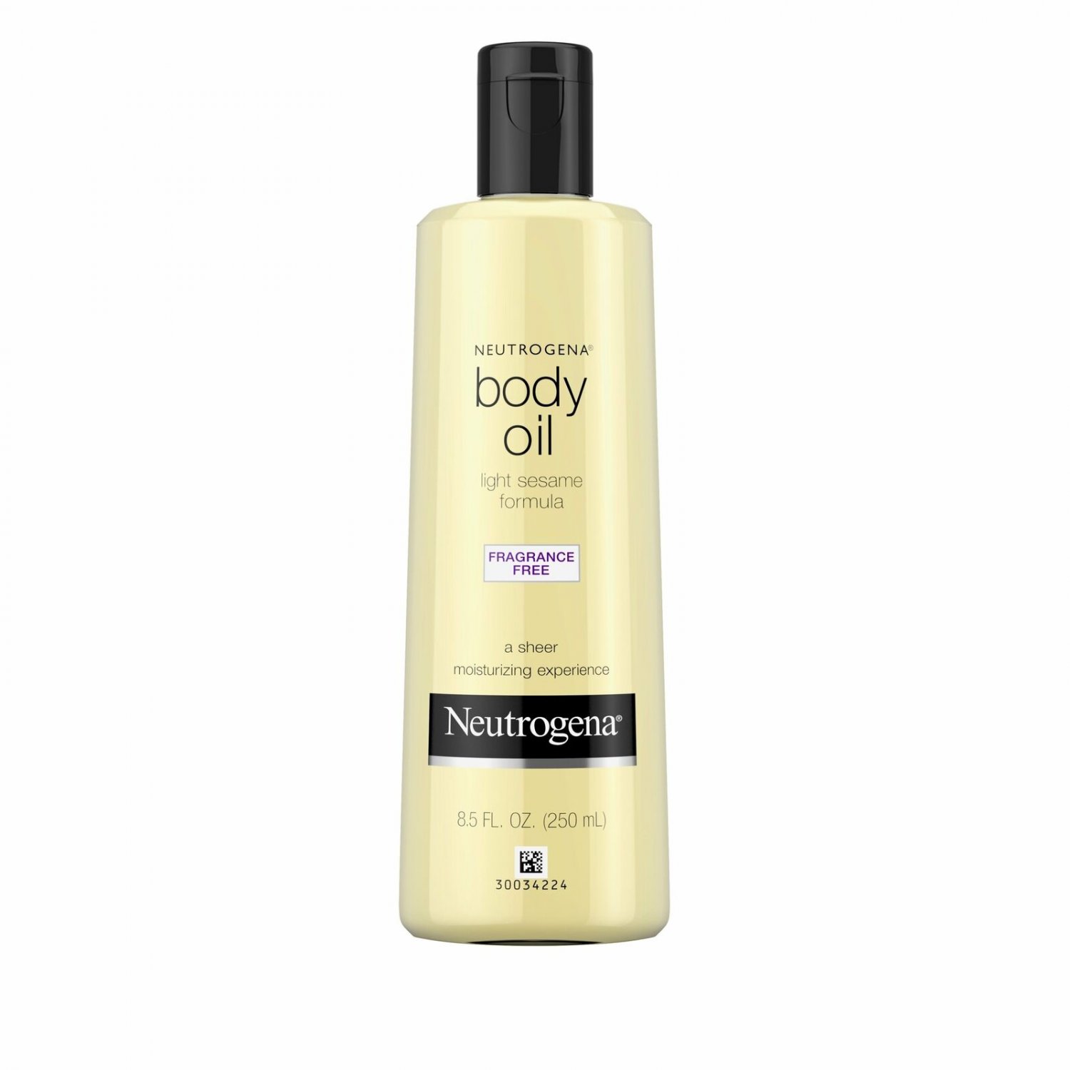 Neutrogena Body Oil Moisturizing Light Sesame Fragrance-Free 8 Ounce, 2 Pack