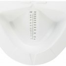 Duro-Med Commode Specimen Measurer High Impact Plastic White 32 oz (Bulk Pack of 6)