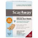 ScarAway Silicone Scar Sheets (1.5" x 3") 8 ct (Bulk Pack of 5)