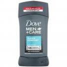 Dove Men+Care Antiperspirant Stick, Clean Comfort, 2.7 oz, Twin Pack