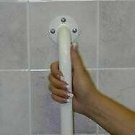 Sunmark Brand Wall Grab Bar, 16 Inch White Steel