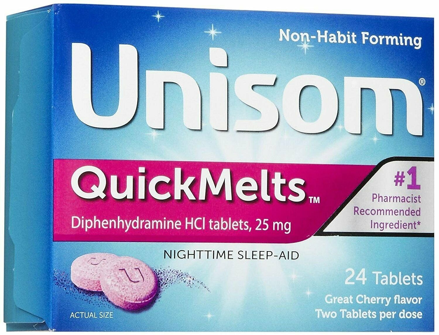 Unisom Sleep Melts Size 24ct Unisom Sleepmelts