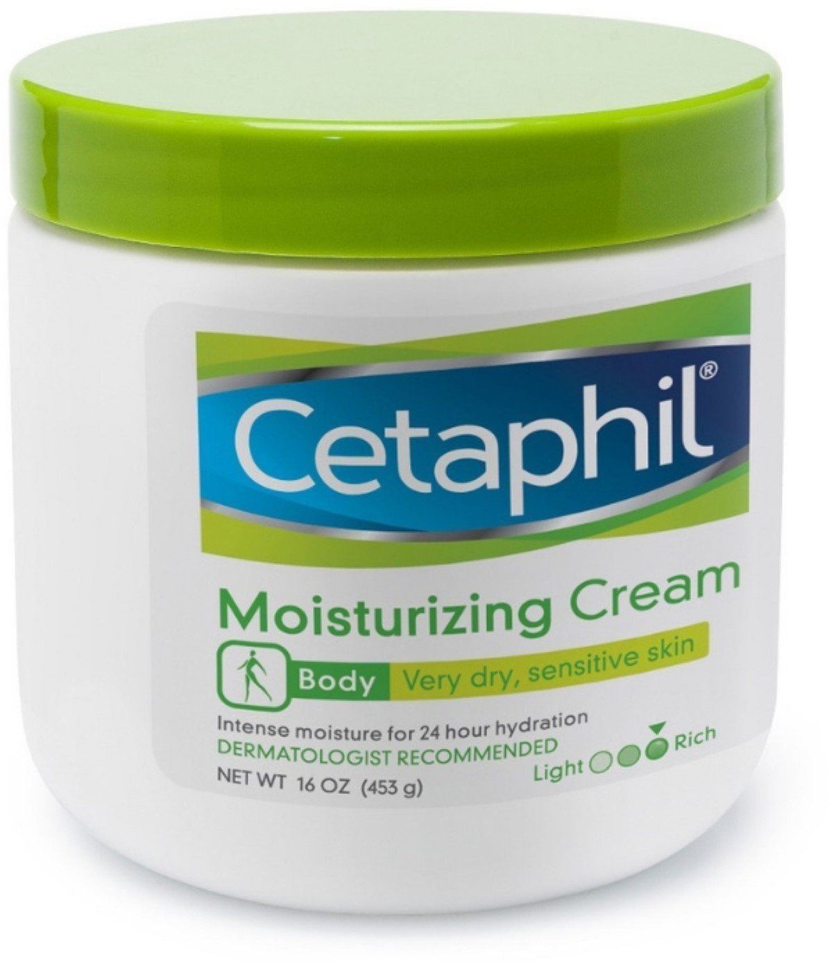 Cetaphil Moisturizing Cream for Dry/Sensitive Skin Fragrance Free 16 oz (3PK)