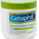 Cetaphil Moisturizing Cream for Dry/Sensitive Skin Fragrance Free 16 oz (3PK)
