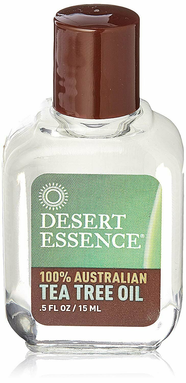 Desert Essence 100% Australian Tea Tree Oil, 0.5 Fluid Ounce