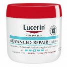Eucerin Advanced Repair Cream Fragrance / dye Free Non-greasy, 16 oz, 4 Pack