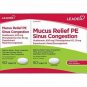 Leader Mucus Relief PE Nasal Sinus Congestion, 10 mg, 50 Tablets, Bulk Pack of 5