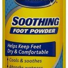 Dr. Scholl's Soothing Foot Powder Control Odor Absorb Wetness, 7oz, 5 Pack