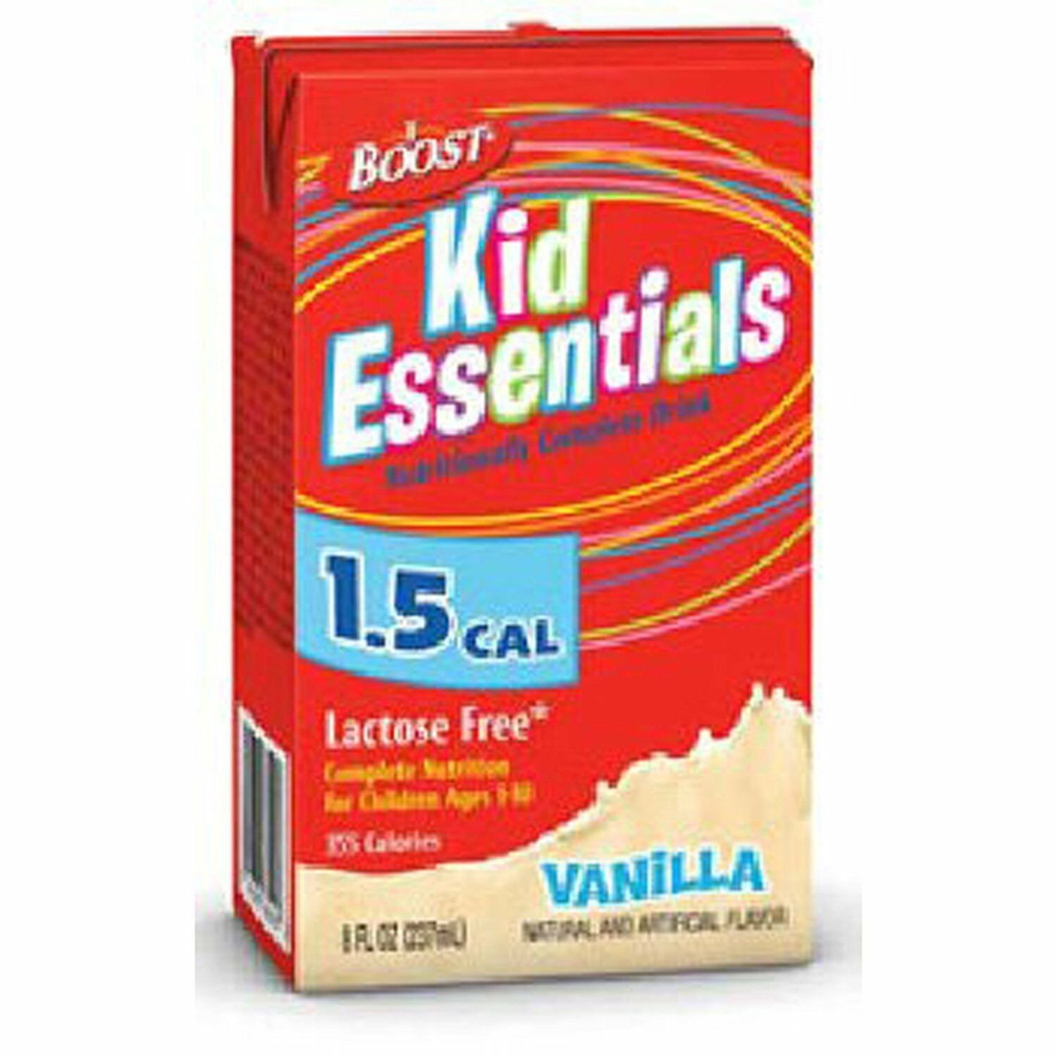 Boost Kid Essentials Nutritionally Complete Drink, 1.5 Cal, Vanilla Case of 27