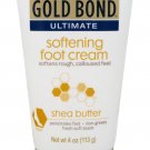 Gold Bond Ultimate Softening Foot Cream with Shea Butter 4 Ounce (Bulk Pack of 24)