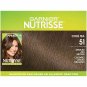 Garnier Nutrisse Nourishing Color Creme Cool Tea 51 Medium Ash Brown, Bulk Pack of 12