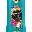 Tone Body Wash Nourishing Brazilian Glam Nut Oil Moisturizing 18 Ounce, 3 Pack