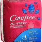 Carefree Acti-Fresh Body Shape Pantiliners Thin Unscented - 22 Liners, Bulk Pack of 4