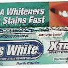 Plus White Xtra Whitening Toothpaste Gel Cool Mint - 3.5oz, Bulk Pack of 5