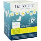 Natracare Ultra Pads Organic Cotton Cover Regular Normal 14 Pads EA, 6 Pack