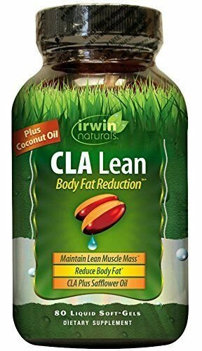 Irwin Naturals CLA Lean Body Fat Reduction, 80 Liquid Soft-Gels (Bulk Pack of 2)