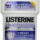 Listerine Healthy White Anticavity Fluoride Mouthwash Clean Mint, 32 fl. oz.