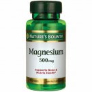 Nature's Bounty Magnesium 500 mg Tablets 100 ea (Bulk Pack of 5)