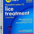 Sunmark Lice Treatment Creme Rinse Permethrin Lotion 1%, 2 FL Ounce, 3 Pack