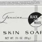 Genuine Black & White Body Bar Soap, Aids in Soothing Skin Problems, 3.5oz(5 PK)