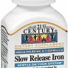 21st Century Slow Release Iron Tablets, High Potency System, 60 Each (Bulk Pack of 5)