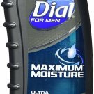 Dial for Men Maximum Moisture Ultra Hydrating Body Wash, 16 Fl. Oz., Bulk Pack of 2