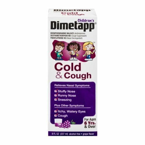 Dimetapp Children's Cold & Cough Liquid Grape Flavor - 8 oz, Bulk Pack of 6