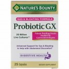 Nature's Bounty Probiotic GX Gas & Bloating Formula Capsules 25 Count, 2 Pack
