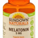 Sundown Naturals Melatonin 5mg Supports Sound Quality Sleep 90 Tablets