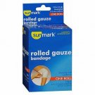 Rolled Gauze Bandage Sterile 3 Inch x 2.5 Yards 1 Roll Each Sunmark, 12 Pack