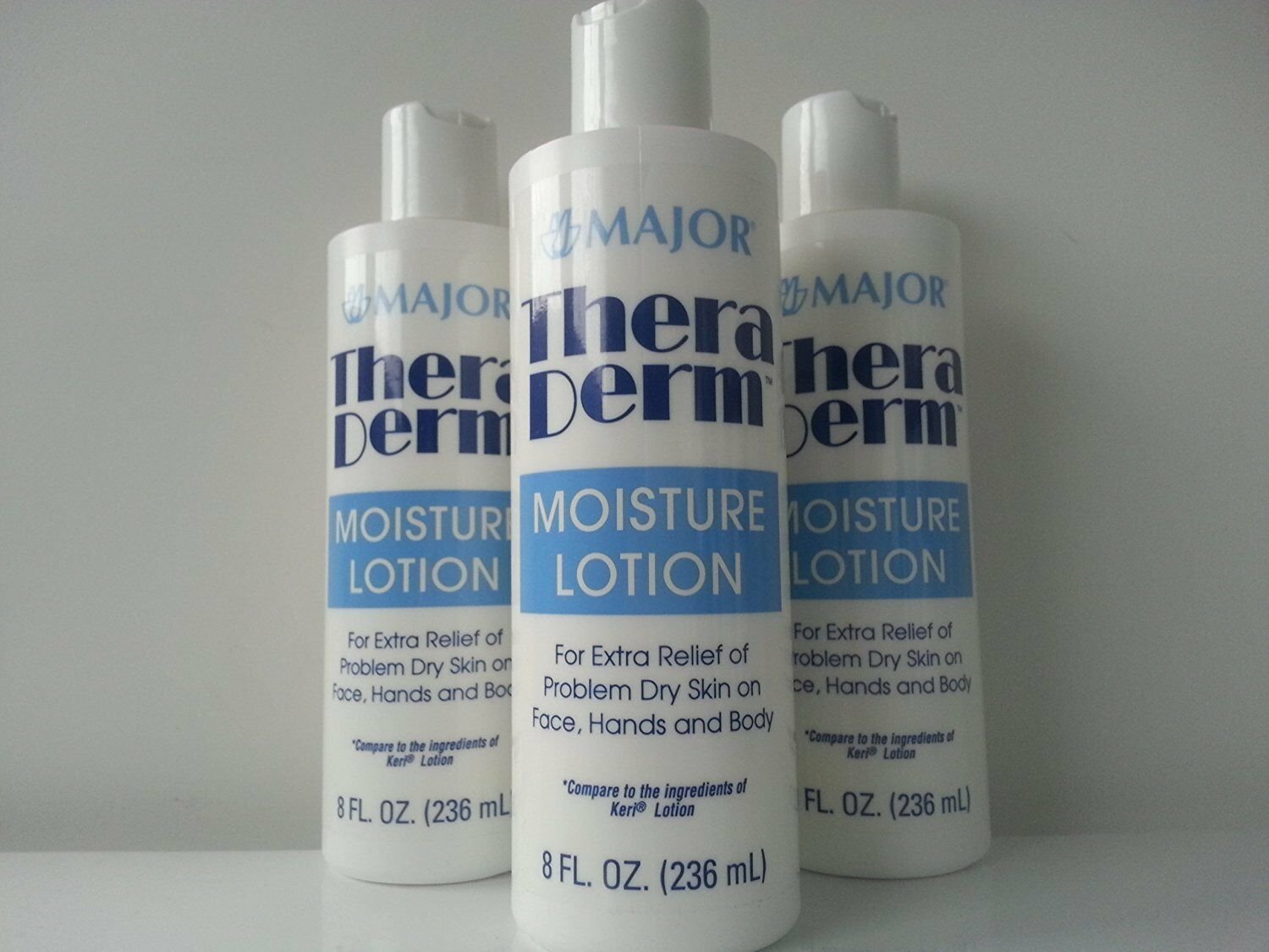 Major Thera Derm Moisture Lotion, 8 oz (Pack 3)