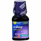 Z-Sleep Nighttime Sleep-Aid Liquid Diphenhydramine HCl 50 Berry Flavor, 12 Pack