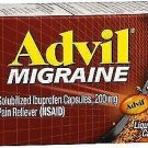Advil Migraine Liquid Filled Capsules - 20 ct, Bulk Pack of 6