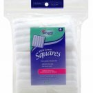 Swisspers Multi Care Premium 100% Cotton Cosmetic Squares 80 Count (Bulk Pack of 3)