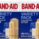 Band-Aid Variety Pack Adhesive Bandages, Assorted Sizes, 2 pk