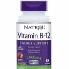 Natrol Vitamin B-12 Energy Support Max Strength Strawberry 100 Tablets (3PK)