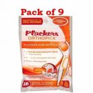 Plackers Orthopick Flosser for Braces, 36 Count (Bulk Pack of 9)