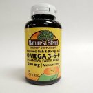 Nature's Blend Flaxseed, Fish & Borage Oils 1200 mg - 60 Softgels, Bulk Pack of 2