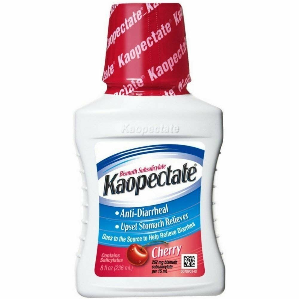 Kaopectate AntiDiarrheal Upset Stomach Reliever, Cherry, 8 Fluid Oz (4